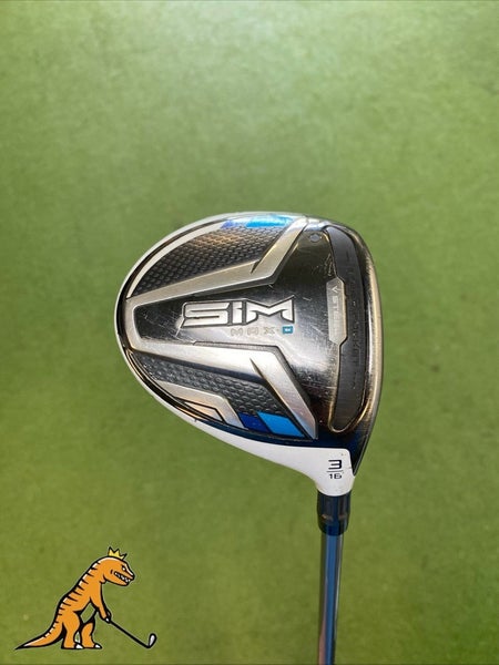 Used RH TaylorMade Sim Max Draw 16* 3-Wood UST Mamiya Helium Graphite Regular