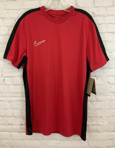 Nike DV9750-657 Dri-Fit Polyester Slim Fit Soccer Shirt Red Black L Large