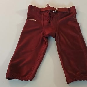 Rawlings Youth Maroon Game Pants with Belt (Used)