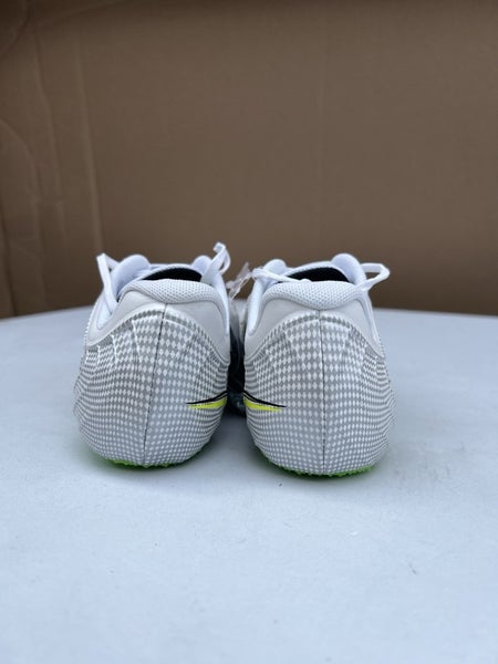Saucony Spitfire 5 Track Spike Sprinting Shoes White/Green Men 7.5/ Women 9
