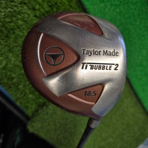 Men's TaylorMade Ti Bubble 2 Right Handed Driver Regular Flex 10.5 Loft (Used)