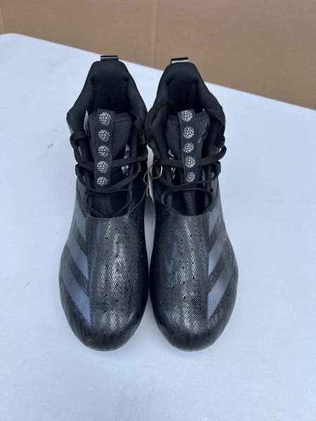Adidas Adizero Chaos Black Lineman Cleats Mens Size 10.5 New ID9103 Adidas Adizero Chaos Black Lineman Cleats Mens Size 10.5 New  main image 3