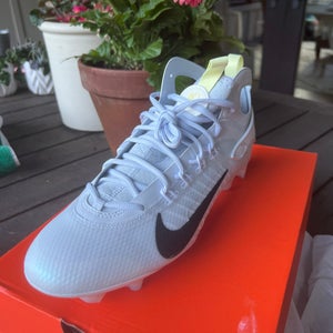 White Men's Size M 11.5 (W 12.5) Adult Nike Mid Top Huarache 9 Elite Low (New)