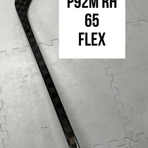 Senior(1x)Right P92M 65 Flex 63” ProBlackStock™ Unbranded Blackouts Pro Stock Nexus Hockey sticks