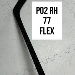 Senior(1x)Right P02 77 Flex PROBLACKSTOCK Pro Black Out Unbranded Pro Stock Nexus Hockey Sticks