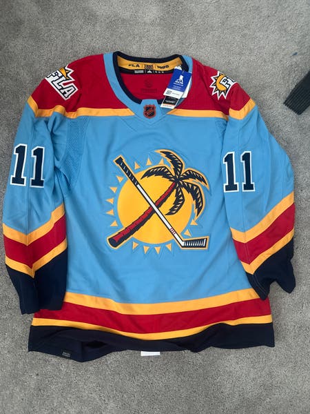 Adidas Florida Panthers Reverse Retro Jonathan Huberdeau Size 52