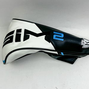 Used TaylorMade Sim 2 Driver Headcover ***KINGDOM EMBROIDERED*** RARE