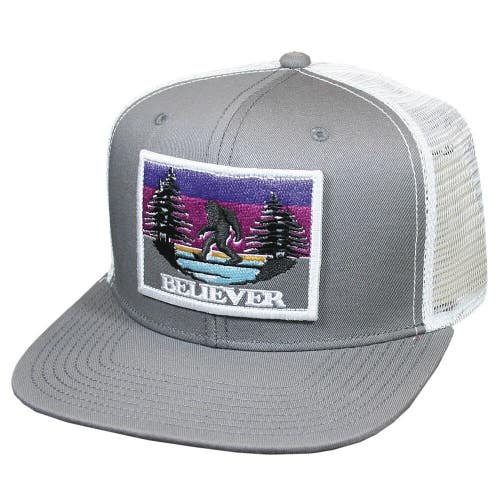 Justin Believer Flat Brim Truck Ball Cap by Milano Yeti Sasquatch Brand New NWT
