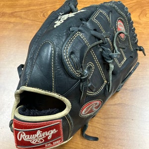 Black Rawlings Gold Glove Elite Right Hand Throw Baseball Glove 12"