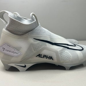 Size 13 Men’s Nike Alpha Menace Elite 3 Football Cleat Shoe White Brand New In Box