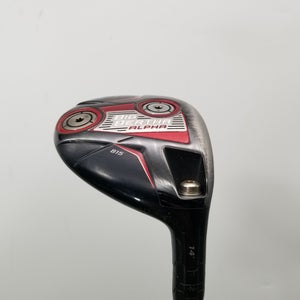 2015 CALLAWAY BIG BERTHA ALPHA 815 3 WOOD 14* XSTIFF DIAMANA D+72 BLACK FAIR