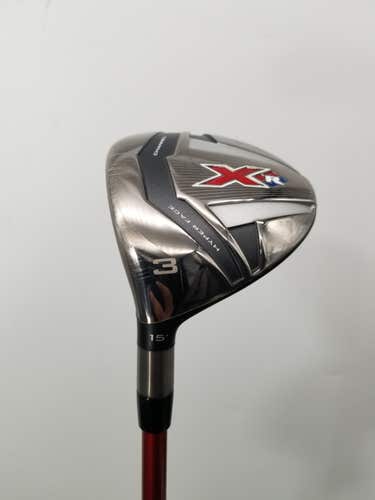 LEFTY 2015 CALLAWAY XR 3 WOOD 15* STIFF XR 60 +HC GOOD