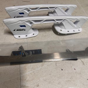 True Shift  (New) Stainless Goalie Runners Blades Steel  Sz 7