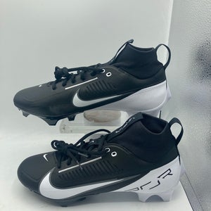 Nike Vapor Edge Pro 360 2 Black White Football Cleats DA5456-001 Size 10