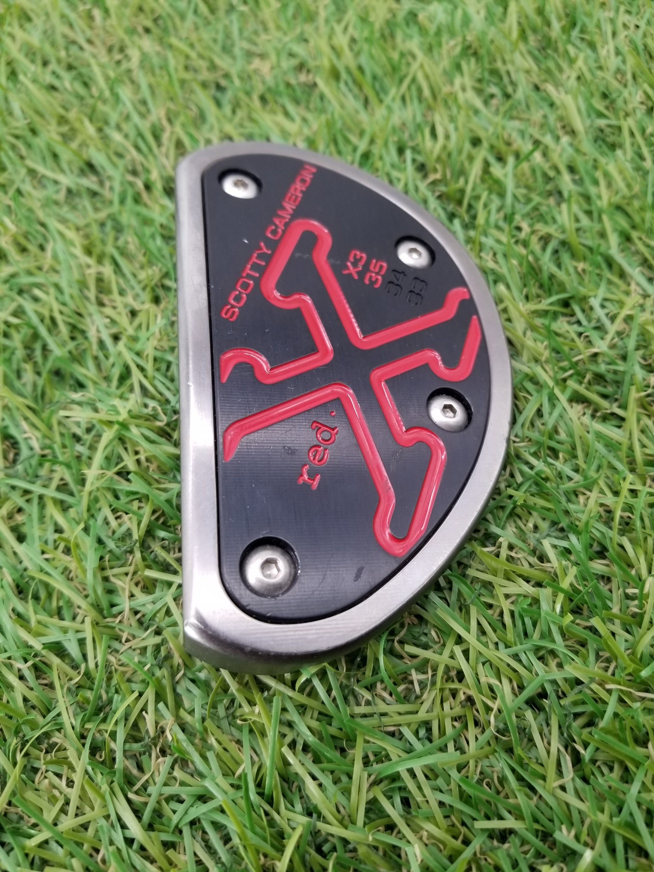 LEFTY SCOTTY CAMERON RED X3 PUTTER CLUBHEAD ONLY VERYGOOD  display picture 1