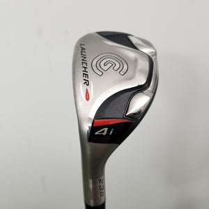 LEFTY 2009 CLEVELAND LAUNCHER 4 HYBRID 23* STIFF FUJIKURA FIT-ON RED VERYGOOD