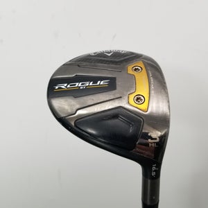 2022 CALLAWAY ROGUE ST MAX 3 WOOD 16.5* LADIES PROJECT X CYPHER BLACK GOOD