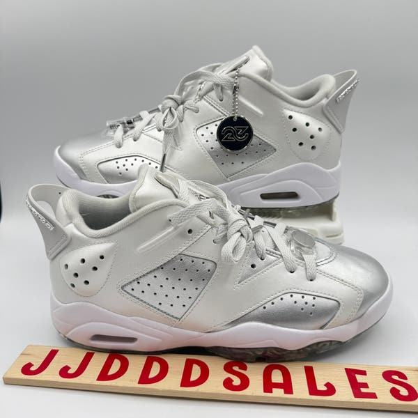 Nike Air Jordan 6 Retro Golf Low 'Gift Giving Pack' Silver