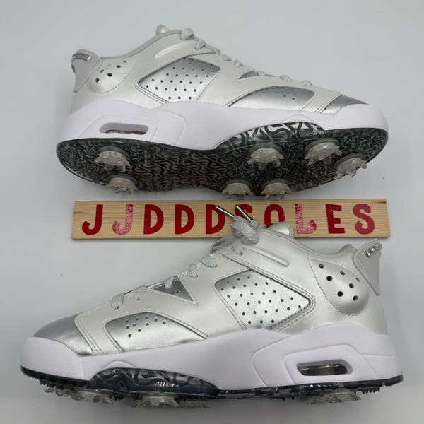 Nike Air Jordan 6 Retro Golf Low 'Gift Giving Pack' Silver