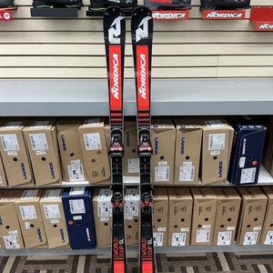 Nordica Dobermann SL FIS WC 156 cm Racing Skis W/ Marker Xcomp 12 Used Demo 2023