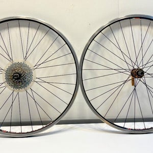 Bontrager Camino 8-Speed 32-Spoke Black Aluminum 26" Mountain Bike Wheelset