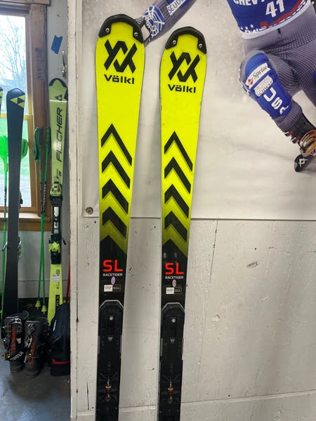 Unisex 2024 Volkl 165 cm Racing Racetiger SL Skis Without Bindings