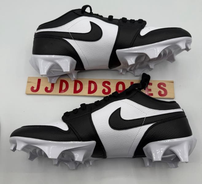 Nike Air Jordan 1 Low TD Football Cleats Panda FJ6245-100  display picture 2