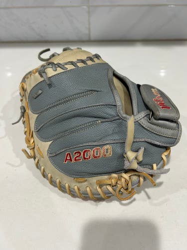 Wilson A2000 PF33SS 33” Baseball Catcher’s Mitt - Right Hand Throw