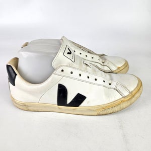 VEJA Esplar Womens Size 7 White Leather Athletic Shoes Sneakers