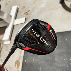 TaylorMade Stealth Left Hand Fairway Wood Stiff Flex 3-4 Wood (Used)