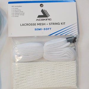 (New) White Complete Mesh String Kit Semi Soft