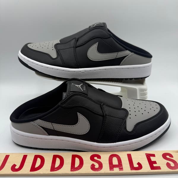 Nike Air Jordan 1 Mule Golf Shoes Shadow FJ1214-003 Black