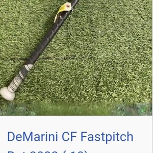 2022 DeMarini CF Bat (-10) Composite 22 oz 33" (Used)