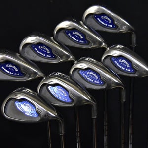 CALLAWAY STEELHEAD X16 IRONS GOLF SET 3-9, PW LENGHT: 39 FLEX:REGULAR RH