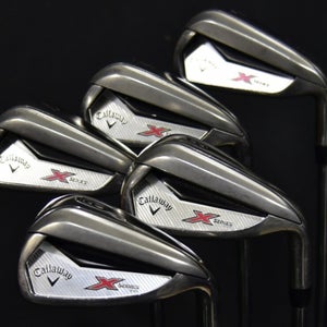 CALLAWAY X-SERIES IRONS GOLF SET 5-9 LENGHT:(5) 39 IN FLEX:REGULAR RH