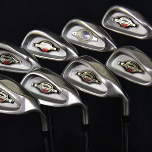 MERCURY BIG IRONS SET GOLF SET 3-9, PW LENGHT:(5)38.5 IN RH
