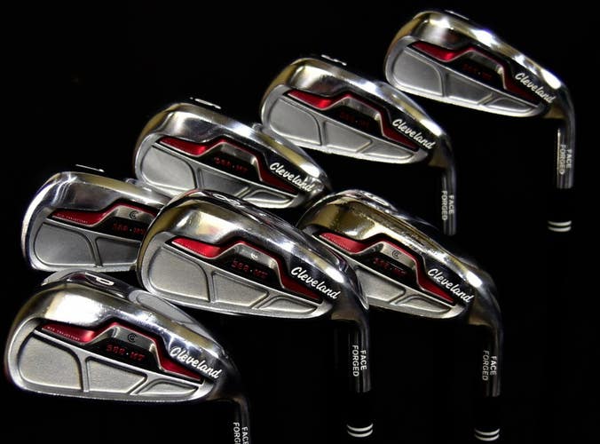 CLEVELAND 588 MT GOLF IRON SET 4-9, PW LENGHT: (5)38 IN FLEX: LADIES RH