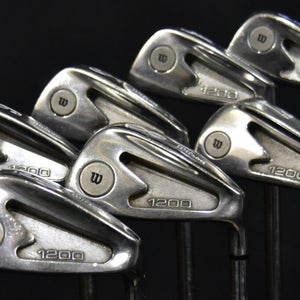 WILSON 1200 IRONS GOLF SET 3-9 LENGHT: (5)38 IN FLEX:REGULAR RH