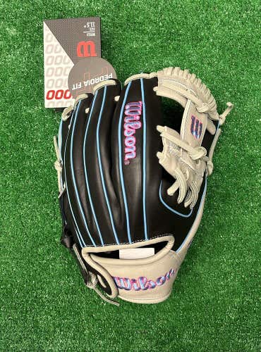 Wilson A1000 11.5" DP15 Infield Baseball Glove Pedroia Fit - WBW102577115
