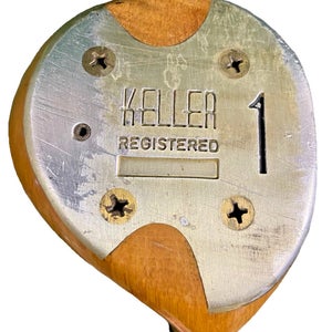 Keller Registered Wood Set Persimmon Driver Plus 3w,4w RH Men's Stiff Steel HC's