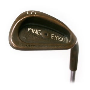 Ping Eye 2 + Beryllium Copper BeCu Black Dot Sand Wedge Steel Stiff Flex