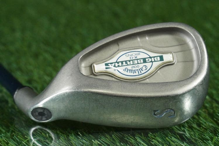 CALLAWAY GOLF BIG BERTHA X-12 IRONS SAND WEDGE "S" WOMEN'S LADIES GEMS 99 RH