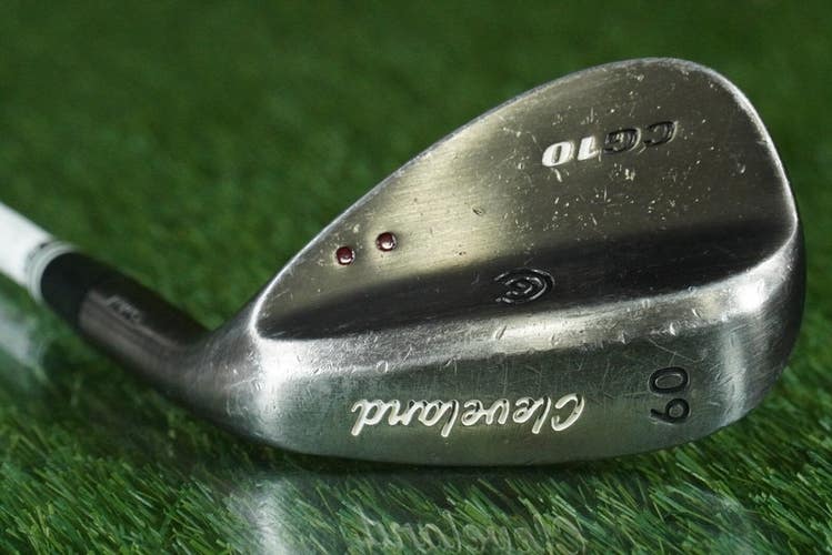 CLEVELAND CG10 CMM LOB WEDGE TRUE TEMPER DYMAMIC GOLD STEEL SHAFT RH 60 ~ L@@K!
