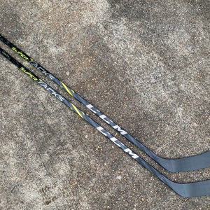 2 Pack CCM Super Tacks AS4 Pro Stock Hockey Stick Grip 85 Flex P90M Left 77352