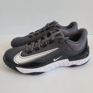 Nike Alpha Huarache Elite 4 Turf Baseball Shoes DJ6523-011 Size 13 Black