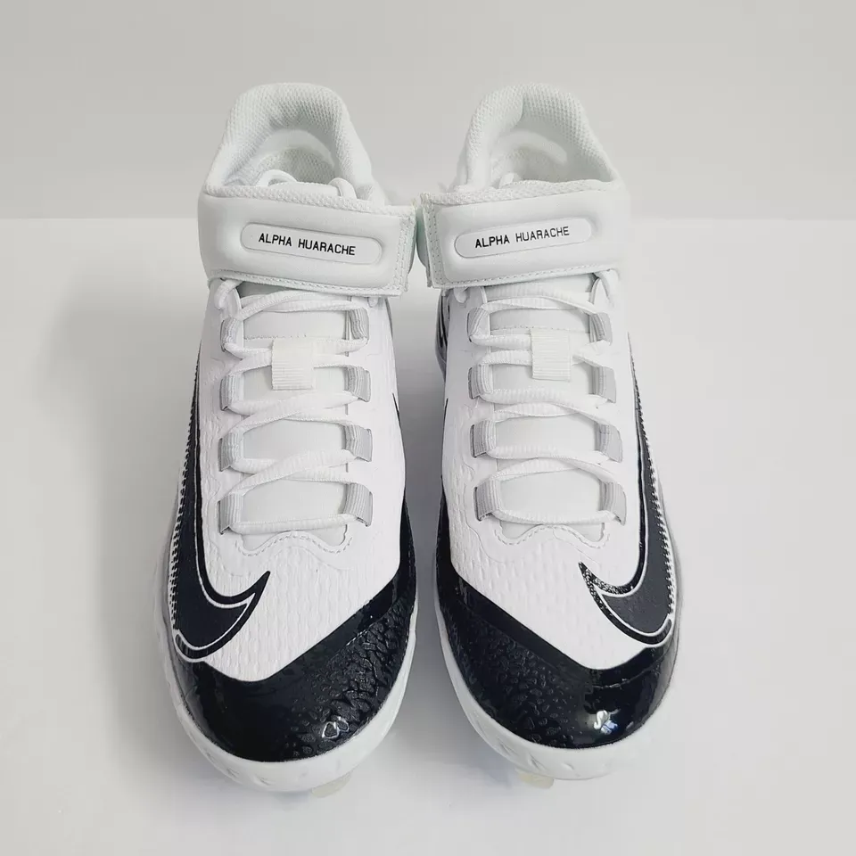 Nike Alpha Huarache Elite 4 Mid Baseball Cleats FD2744-101  display picture 1