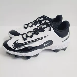Nike Alpha Huarache Elite 4 Low MCS Baseball Cleats FD6255-108 Size 9.5 Black