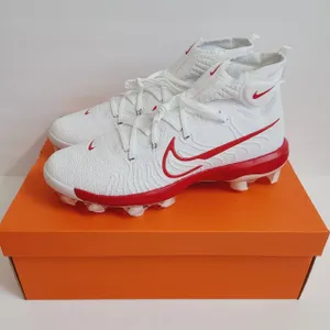 Nike Alpha Huarache NXT MCS Baseball Cleats DJ6519-104 Size 13 White Red