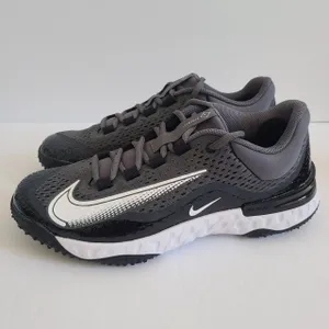 Nike Alpha Huarache Elite 4 Turf Baseball Shoes DJ6523-011 Size 8.5 Black