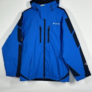 #2647 MEN'S COLUMBIA omni-tech waterproof Ski Snowboard JACKET SIZE S